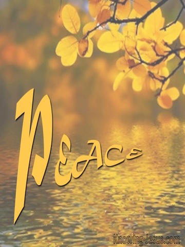 God’s Peace (devotional) (yellow)